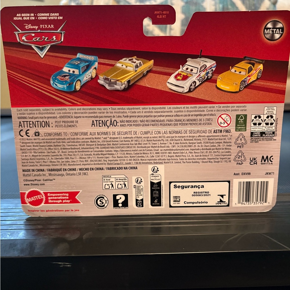 Disney Cars Mater and Tractor Toy Set - Blue and Orange - Picture 2 of 4